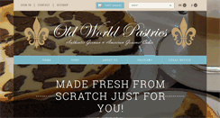 Desktop Screenshot of oldworldpastries.com